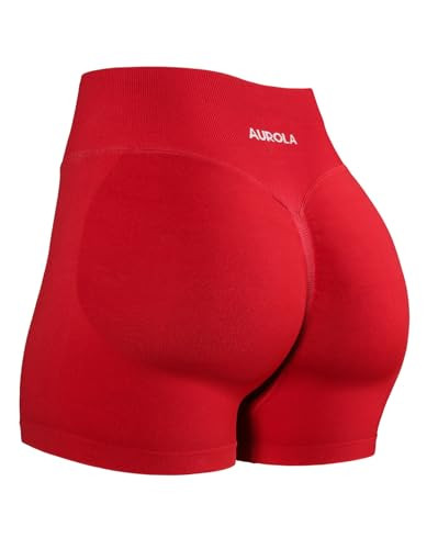 AUROLA Influence Workout Shorts for Women,2.5 3.5 4.5 5.5 6.5 No Roll Up Squat Proof Scrunch Seam... | Amazon (US)