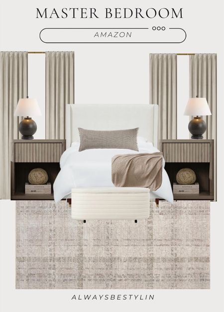 Amazon home master bedroom decor, master bedroom furniture, home decor finds, Loloi area rug, nightstands, coffee table, lamps, pleated curtains. 


Spring home, spring decor, spring outfit, summer deceit, summer home, wedding guest dress


#LTKSeasonal #LTKsalealert #LTKhome