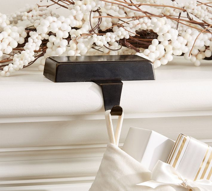 Classic Stocking Holder, Brass | Pottery Barn (US)