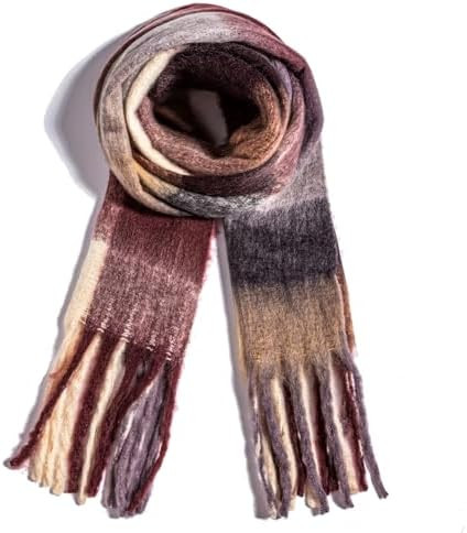 Winter Women Chunky Scarf Warm Blanket Big Thick Large Oversized Wrap Colorful Long Solid Scarves | Amazon (US)