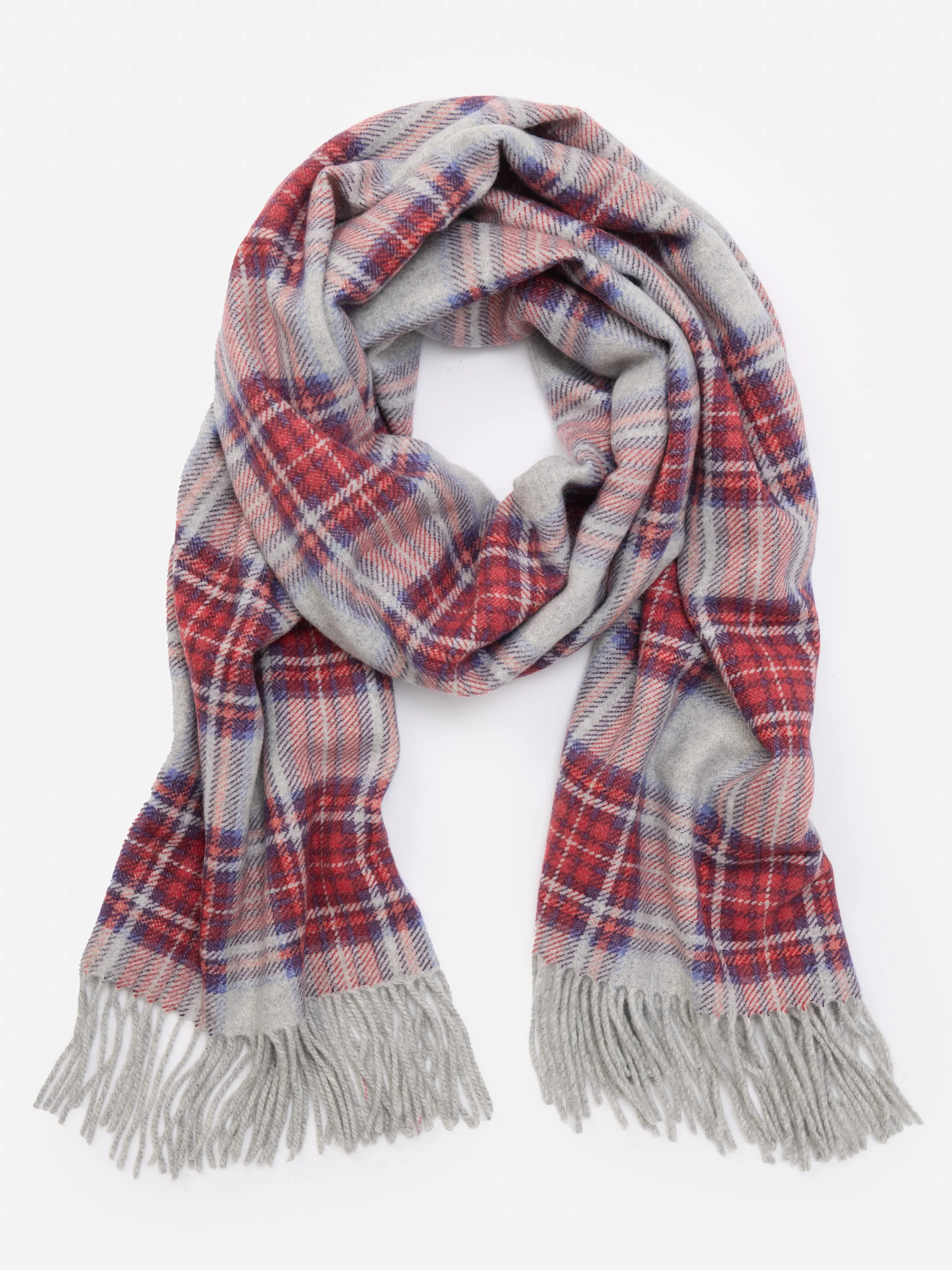 Jaipur Cashmere Scarf in St Augustine Plaid | J.McLaughlin