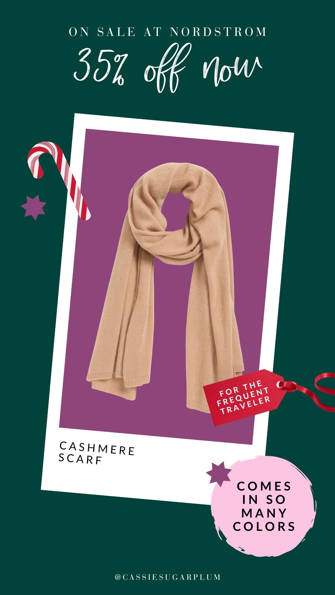 This  cozy cashmere scarf from Nordstrom is currently 35% off!! 🥳 Such a great deal, and would be the perfect gift for any frequent travelers on your list!

#LTKSaleAlert #LTKGiftGuide #LTKHoliday