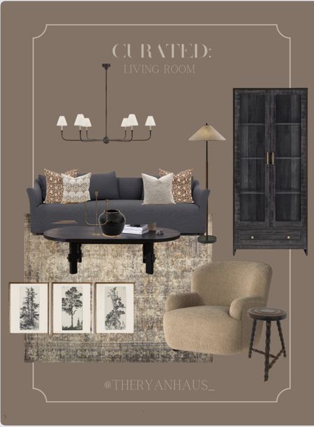 Curated Living room look! Amber interiors inspired living room 

Rug
Chair
Cabinet
Art
Chandelier 
Lamp
Coffee table


#LTKhome