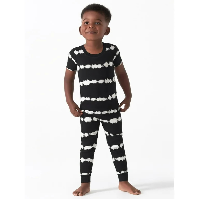 Modern Moments by Gerber Super Soft Baby and Toddler Unisex Short Sleeve Pajama Set, 2-Piece, Siz... | Walmart (US)