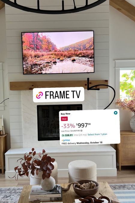 The Samsung Frame TV is on sale for 33% off and it’s the best investment to add to your home!!  

#LTKhome #LTKfamily #LTKxPrime