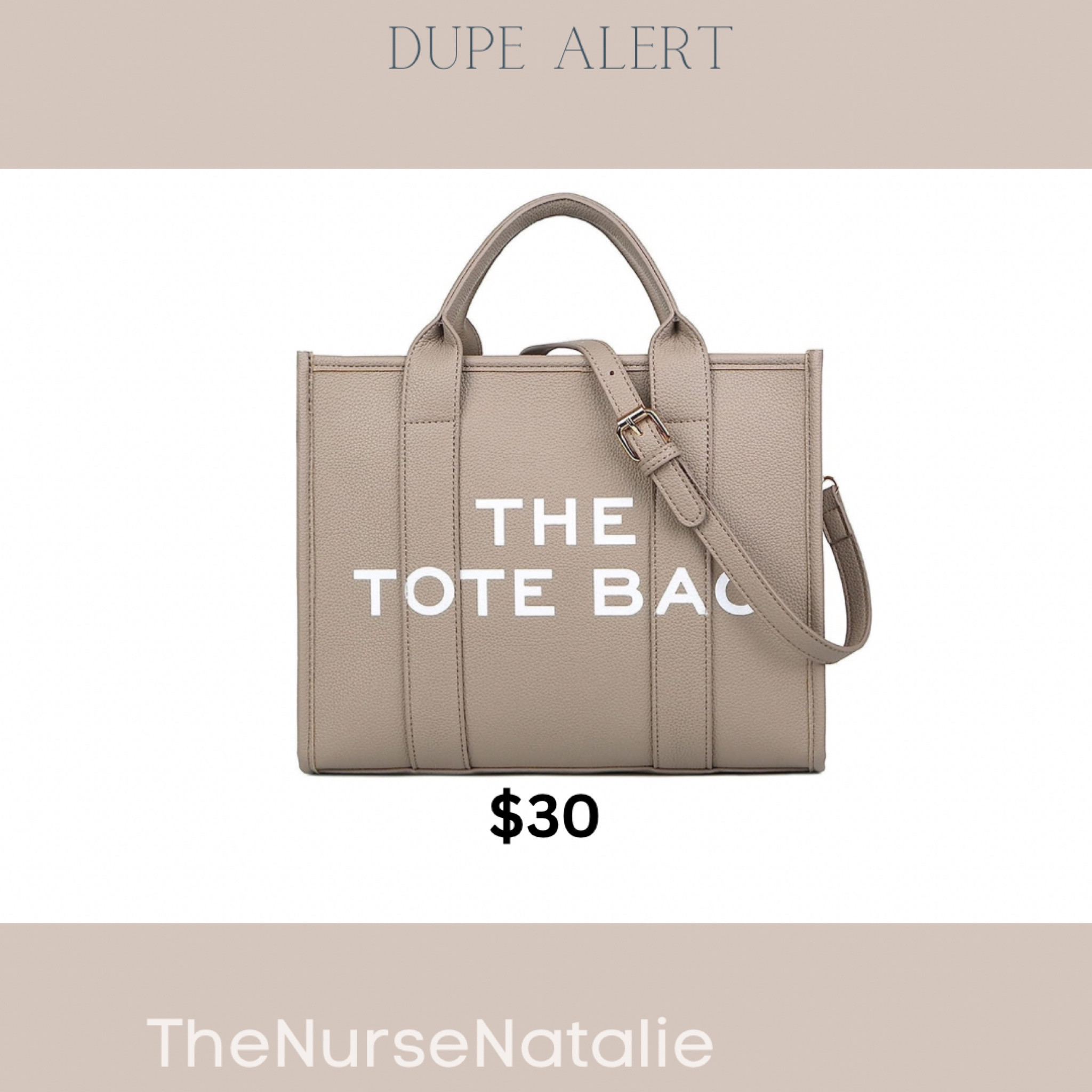 Marc Jacob’s tote dupe 

#LTKitbag #LTKunder50 #LTKFind