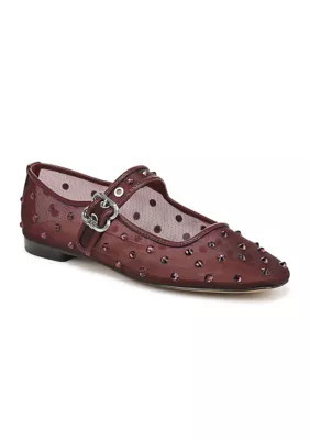 Sam Edelman Women's Michaela Shine Mesh Mary Jane Flats, 9.5M | Belk