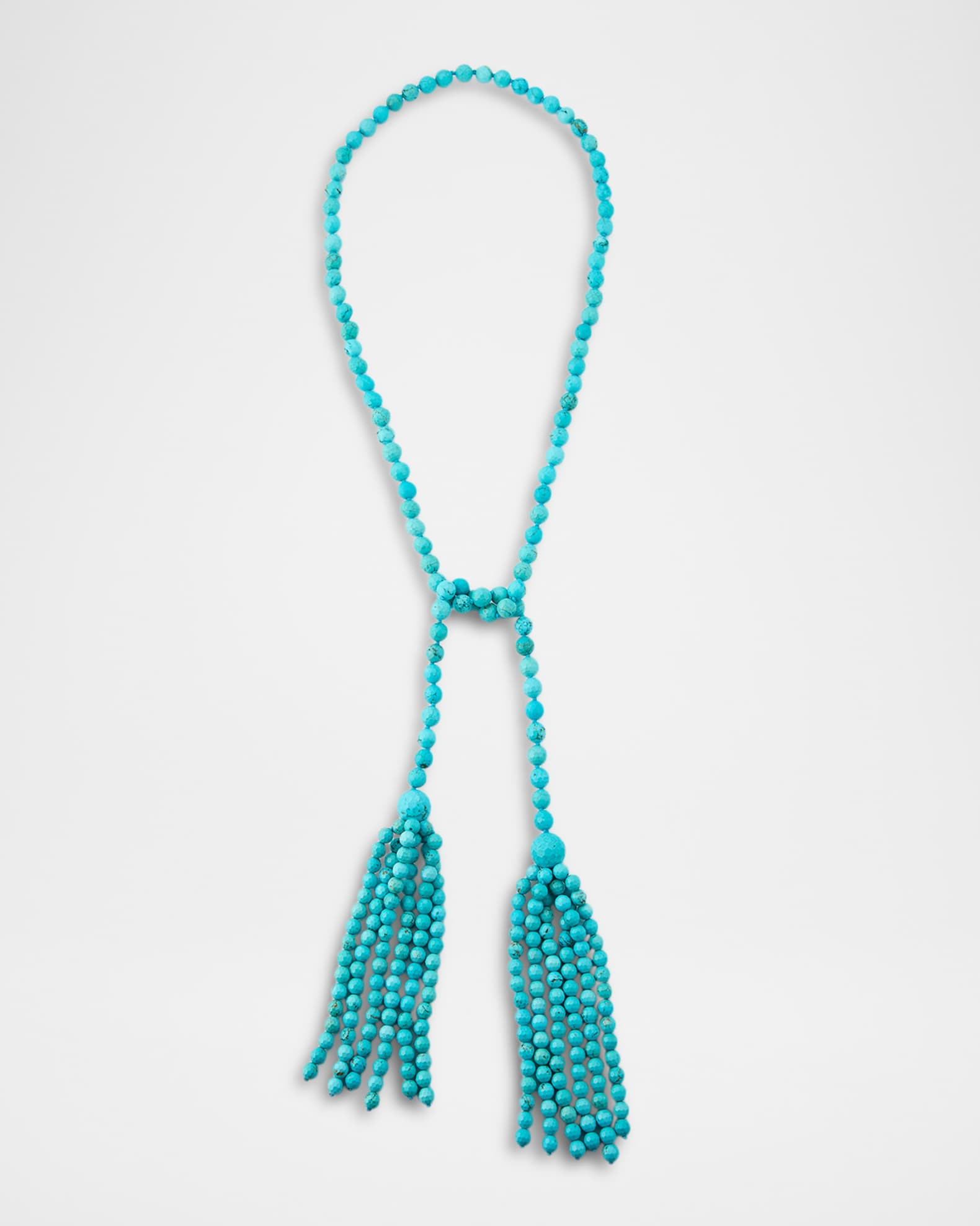 Turquoise Tassel Lariat Necklace | Neiman Marcus
