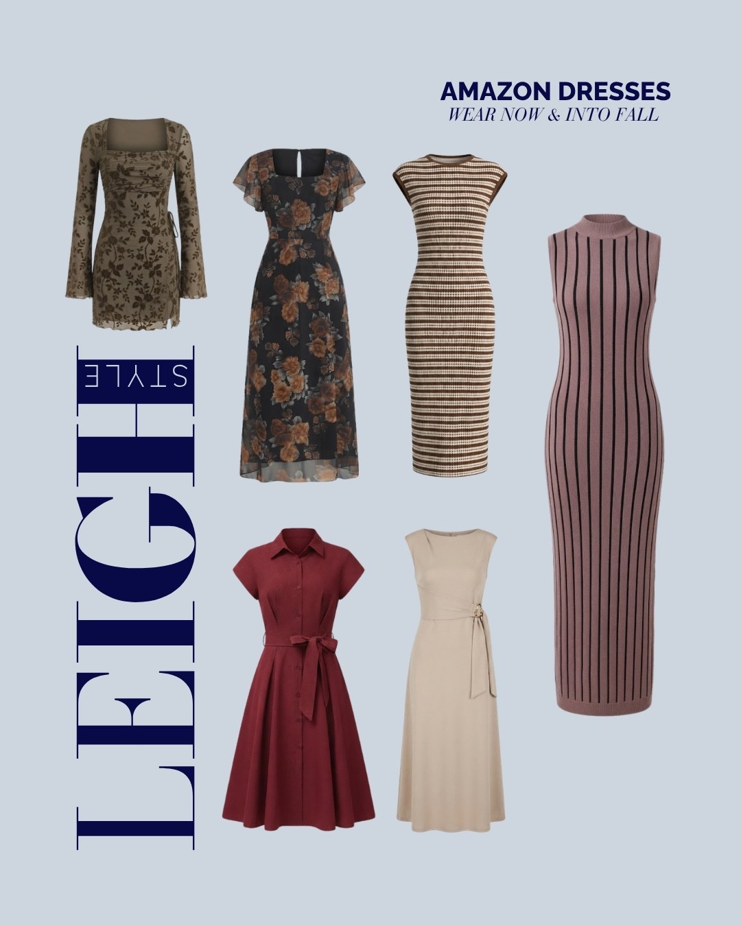 Amazon dresses you can wear now and style straight into fall 🍂 Easy, flattering, and perfect for the seasonal switch.

Amazon dresses, Amazon fall dresses, transitional dresses, fall dresses for women, Amazon fashion finds, early fall outfits, wear now into fall, floral midi dress, knit midi dress, shirt dress, neutral dresses, fall wedding guest dress, work dresses for women, affordable fall fashion, transitional fall outfits, Amazon fashion 2026