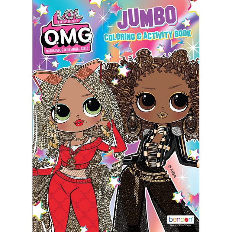 Bendon LOL O.M.G. Outrageous & Millennials Girls Coloring and Activity Book - Walmart.com | Walmart (US)
