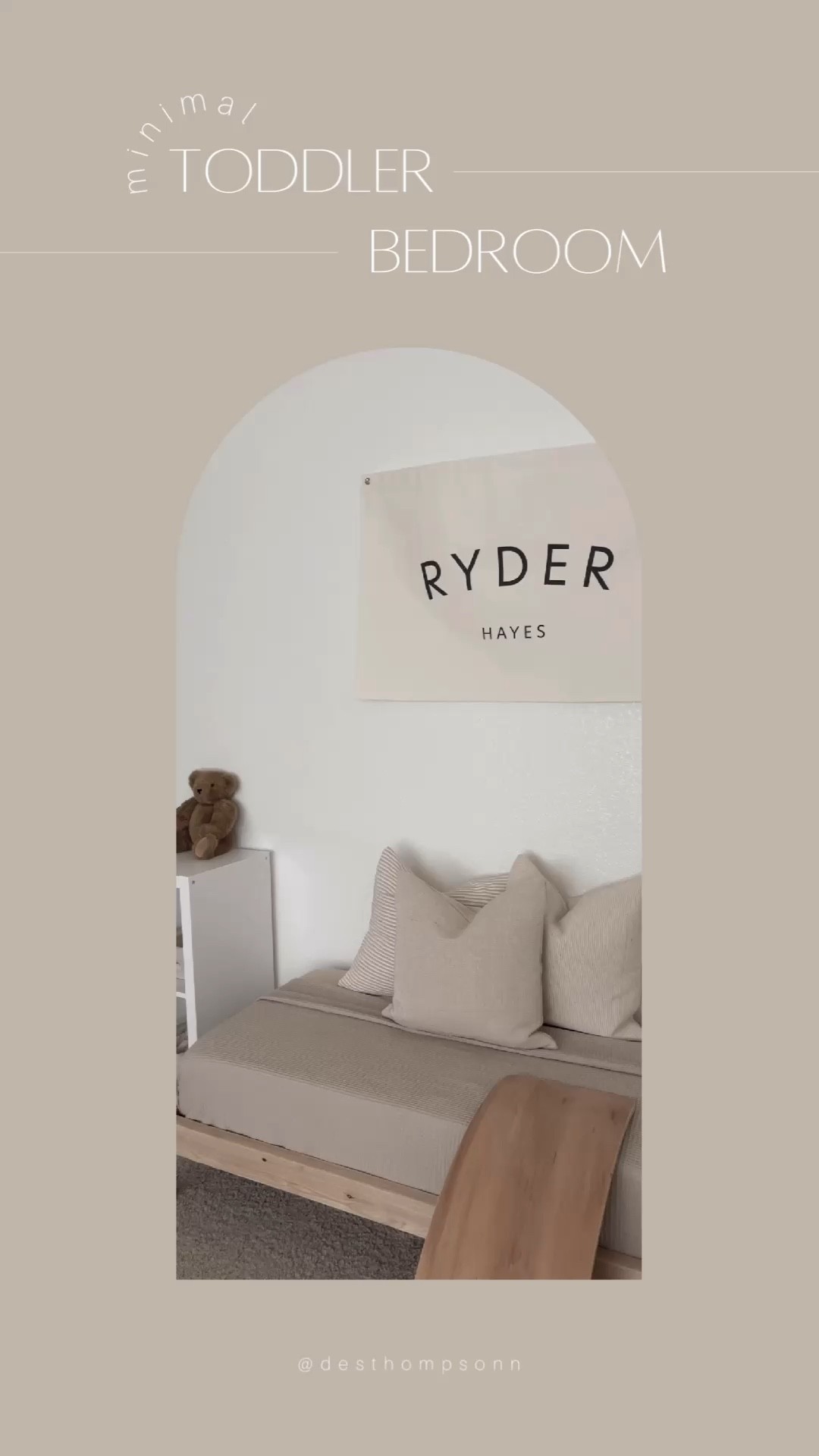 Minimal toddler bedroom

#LTKhome #LTKkids #LTKbaby