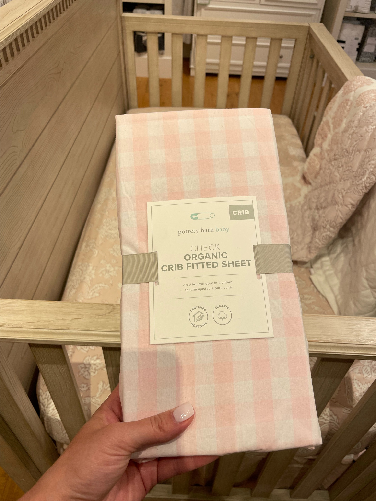 Potterybarn / potterybarn kids / pink / gingham / plaid / nursery 

#LTKbaby #LTKSale #LTKhome