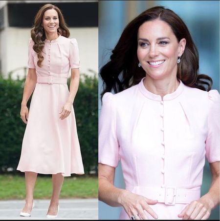 Kate Middleton looking fabulous as always! Dupli-Kate. Repli-Kate. Duchess of Cambridge. Princess of Wales. Catherine Middleton. Summer look. Pink dress. Look for less  

#LTKstyletip #LTKunder50 #LTKFind