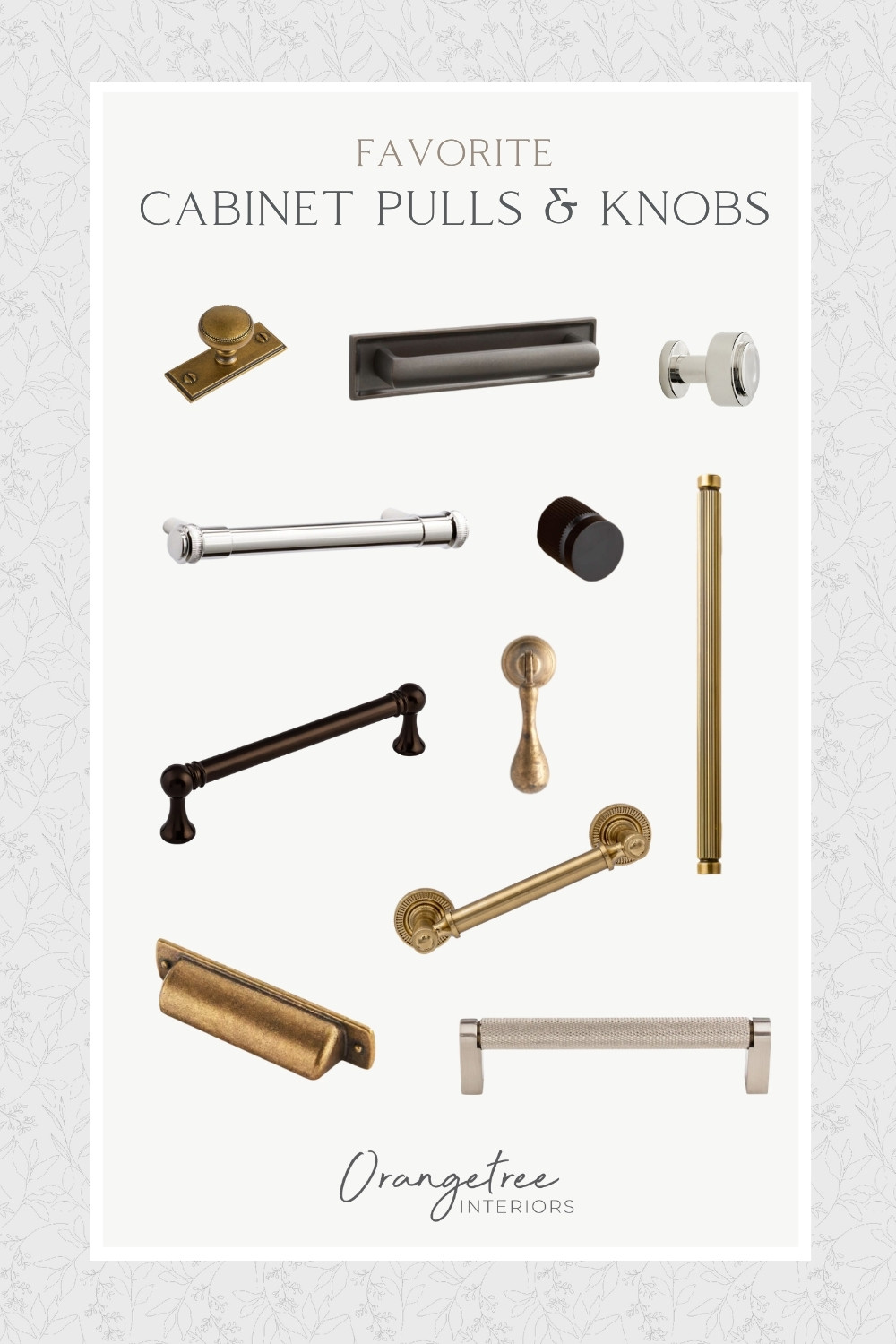 These are some of my favorite cabinet pulls and cabinet knobs to use when sourcing cabinet hardware for kitchens, bathrooms and custom storage options. 

 #LTKHome