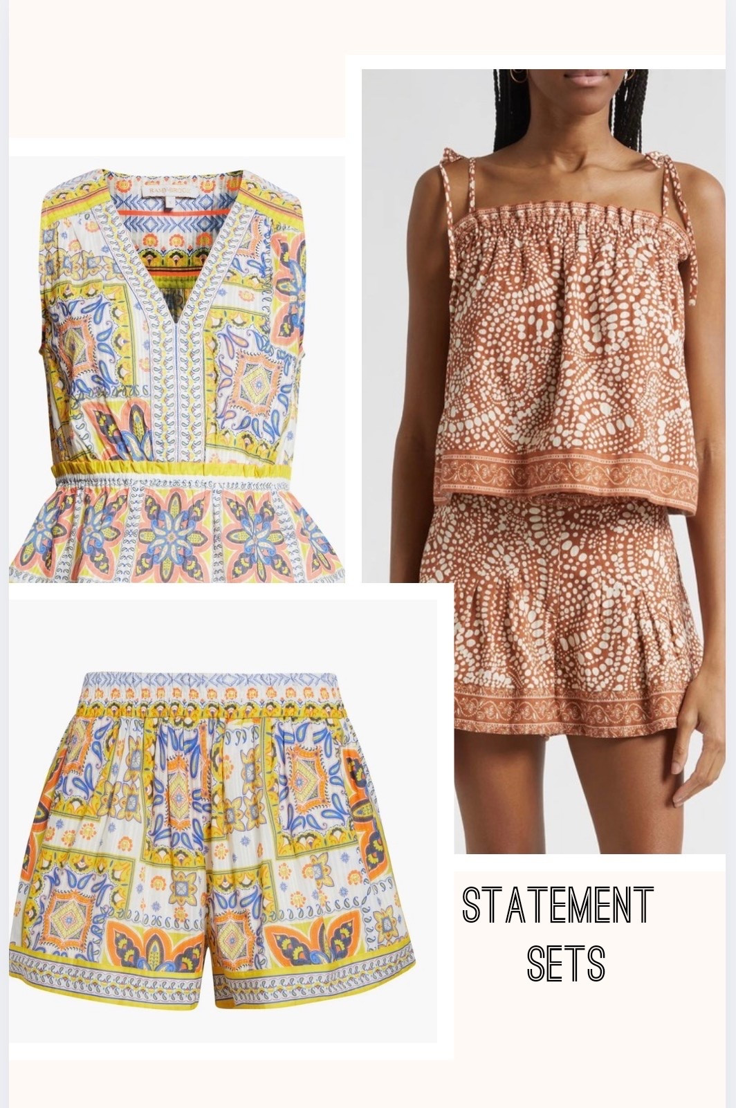 Flowy statement sets. 
My summer favorite.

#LTKOver40 #LTKSeasonal