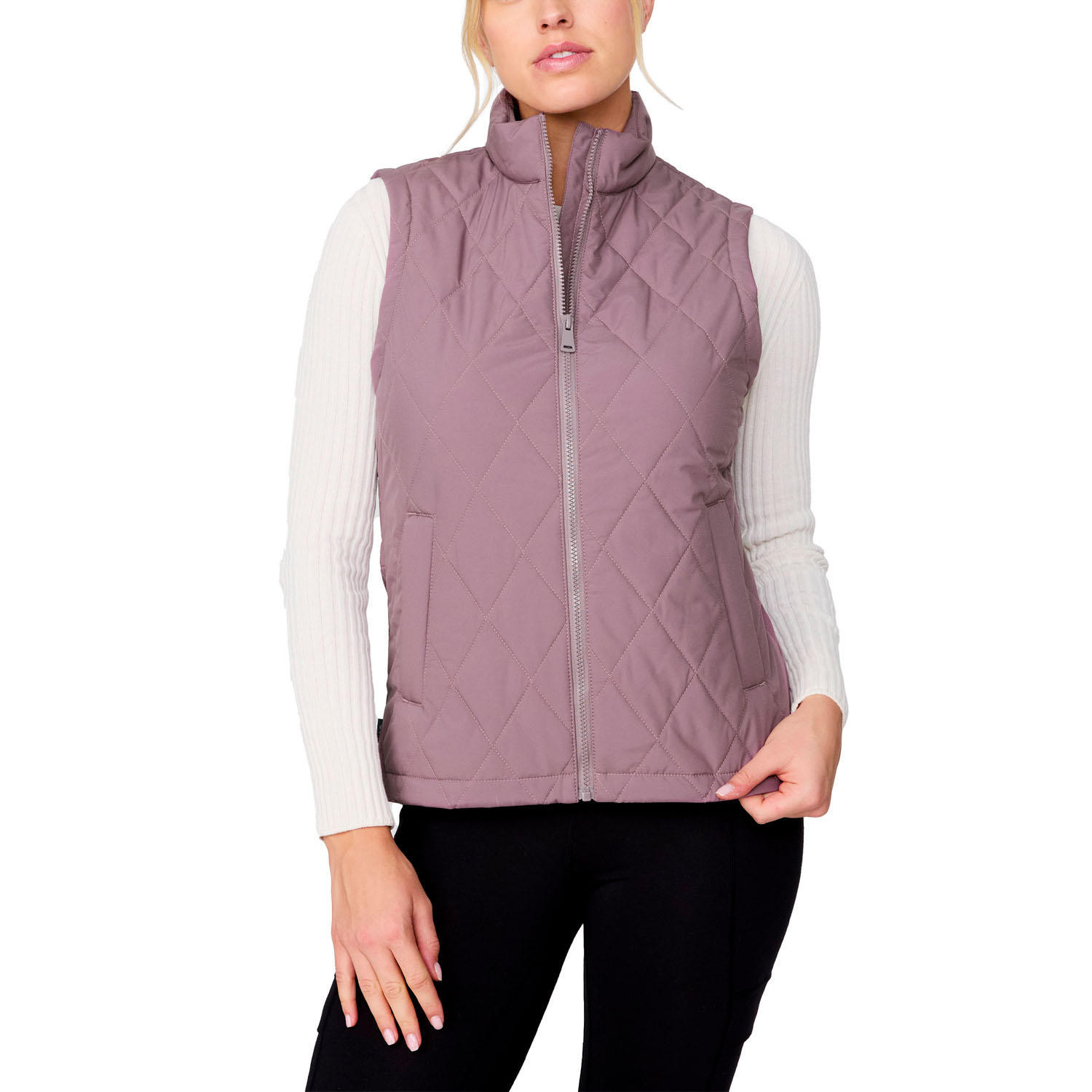 Free Country Women's Quilted Vest PurpleM:- M, Purple - Online Only | Sam's Club