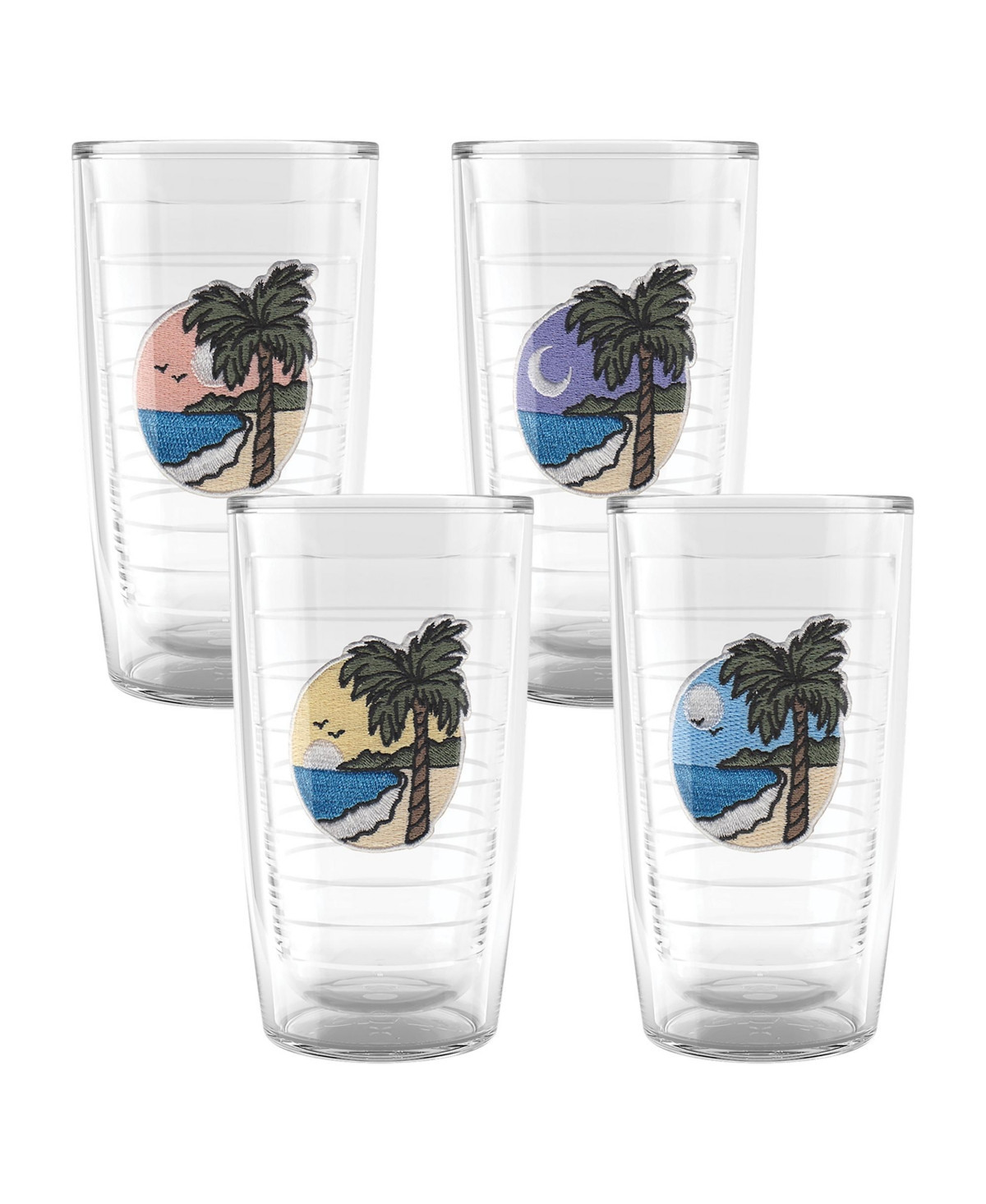 Tervis A Day In The Tropics Made in Usa Double Walled Insulated Tumbler Travel Cup Keeps Drinks Cold & Hot, 16oz - 4pk, Assorted - Open Miscellaneous | Macy's