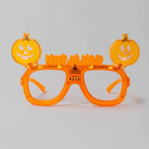 Kids&#39; LED Glow in the Dark Pumpkin Halloween Eye Wear - Hyde &#38; EEK! Boutique&#8482; | Target