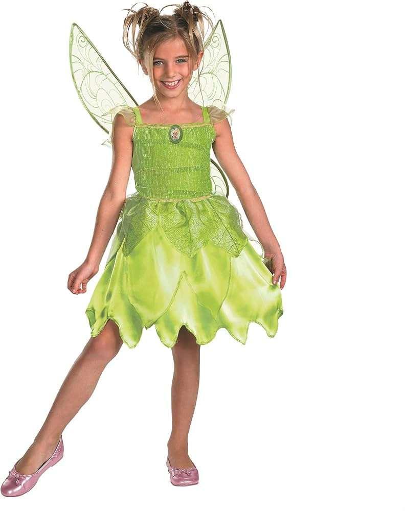 Disguise Disney Tinker Bell and The Fairy Rescue Classic Girls' Costume, Small/4-6X | Amazon (US)