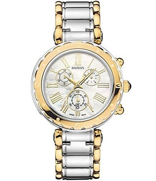 Balmain Women's Quartz Chronograph Two Tone Stainless Steel Bracelet Watch - Two Tone | Dillard's