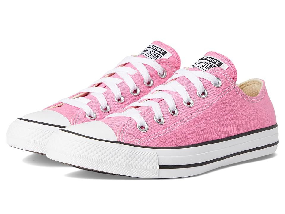 Converse Chuck Taylor All Star Low Top Sneaker Classic Shoes Pink : Men's 11.5 - Women's 13.5 Medium, Canvas | Zappos