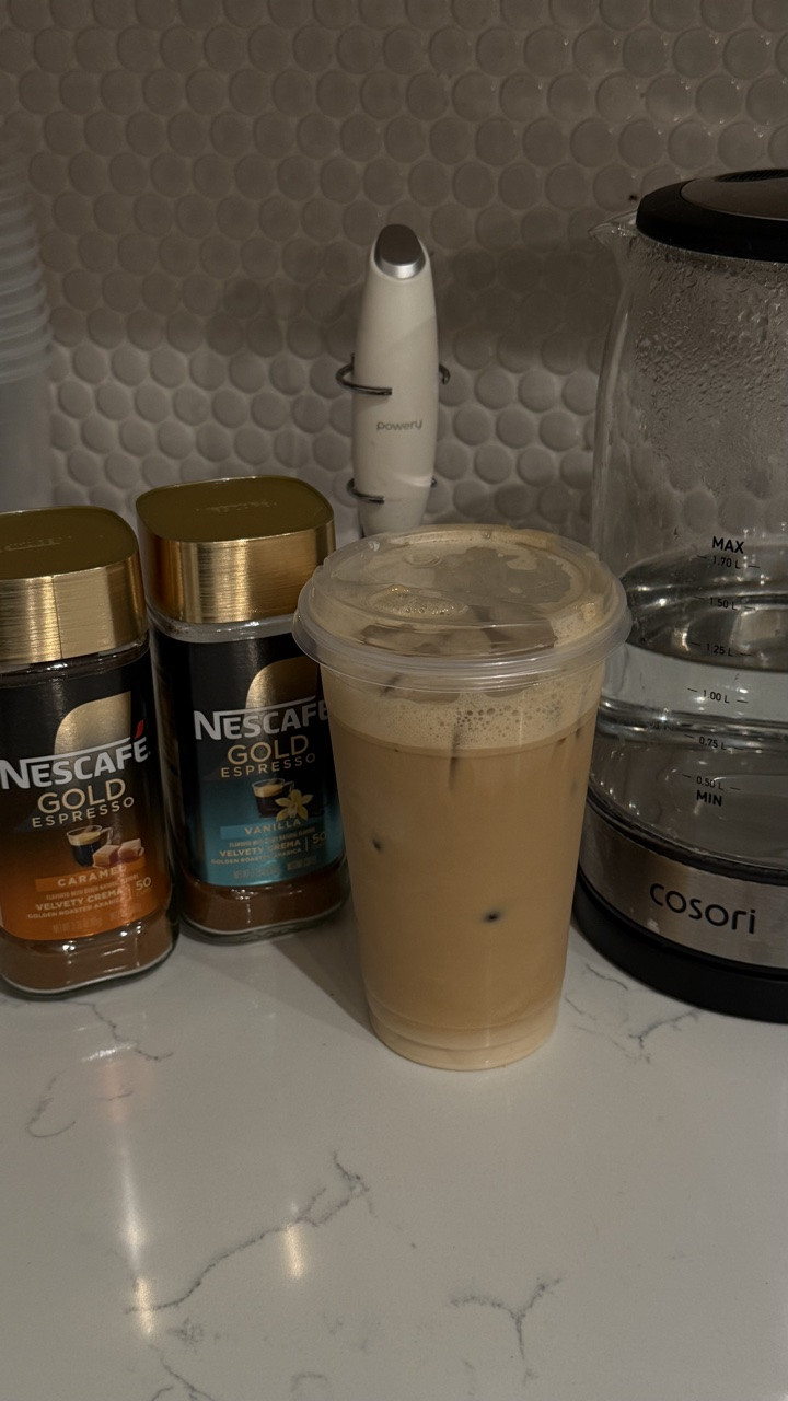 Never disappointed with a homemade iced latte! 🤎 Making coffee at home has become one of my favorite parts of my morning routine, and these measuring cups make getting the perfect latte so much easier. 😋

If you’re looking to create your own at-home coffee bar, all of my favorite coffee essentials and tools are linked in my bio. 🤗

#icelatte #coffeeathome #coffeelover