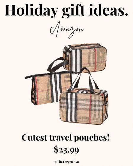 GIFT IDEA: This adorable travel pouch set is $23.99 on Amazon! They come in lots of colors/patterns and would be such a cute gift idea!  


#travelpouch #travelbags #makeupbag #travelorganizer #travelorganization #pouch #bag #travelgift #giftsfortravelers #cosmeticbag #amazonfinds #amazon #giftidea #giftsforher #giftsforteens #giftsforteengirls #giftsformom #christmasgift #holidaygift #christmas #holidays 

#LTKHoliday #LTKGiftGuide #LTKtravel
