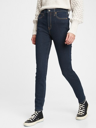 High Rise True Skinny Jeans with Secret Smoothing Pockets | Gap (US)