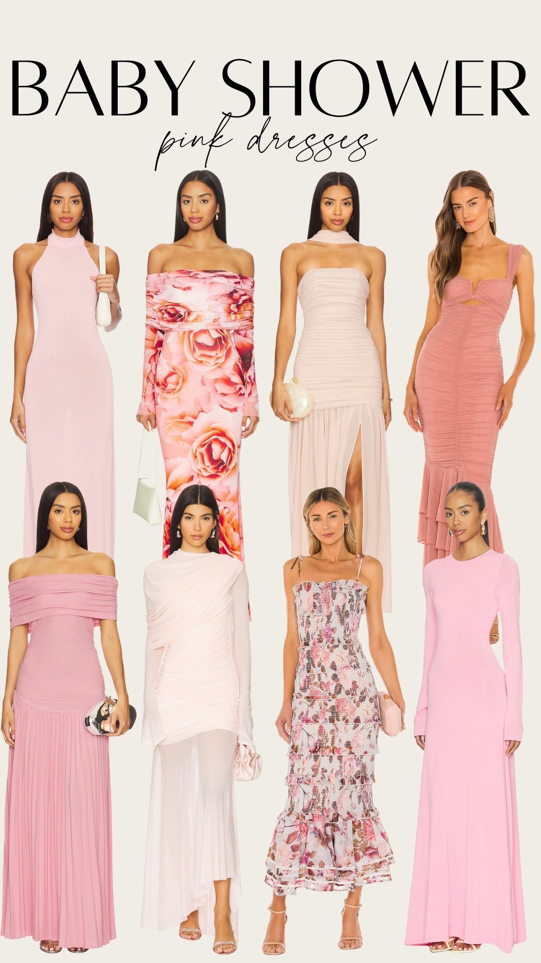 Pink baby shower dresses for the mom to be or baby shower guests 

#LTKBaby #LTKBump