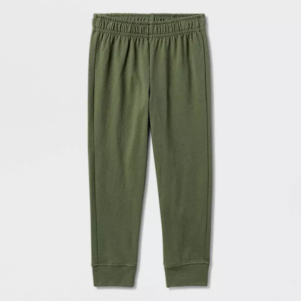 Toddler Boys' Jersey Jogger Pants - Cat & Jack™ Dark Gray 4T | Target