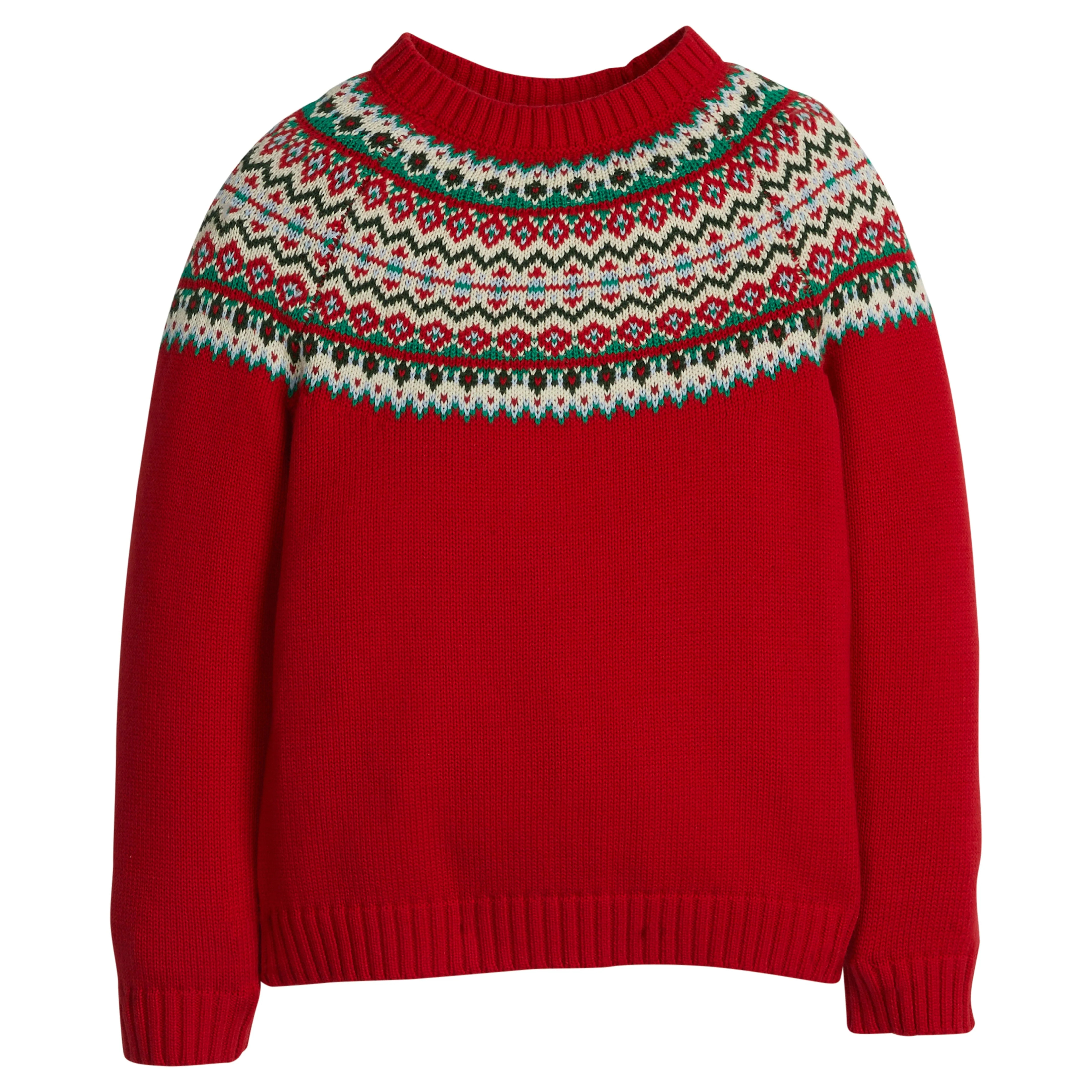 Boys and Girls Holiday Fair Isle Sweater | Little English | Little English