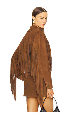 retrofete Vonda Suede Jacket in Toffee from Revolve.com | Revolve Clothing (Global)