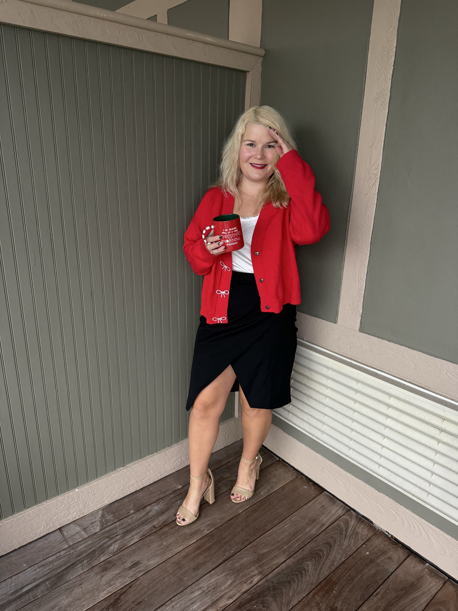 This sweater which I rocked during Christmas is perfect to now rock for Valentine’s Day and for work. 

#LTKPetite #LTKWorkwear #LTKootd