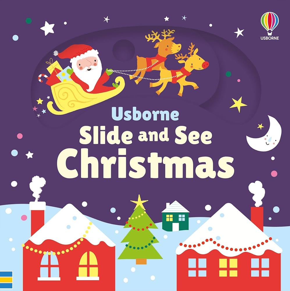 Slide and See Christmas: A Vivid and Interactive Board Book for Babies, Full of Sliding Panels, C... | Amazon (US)