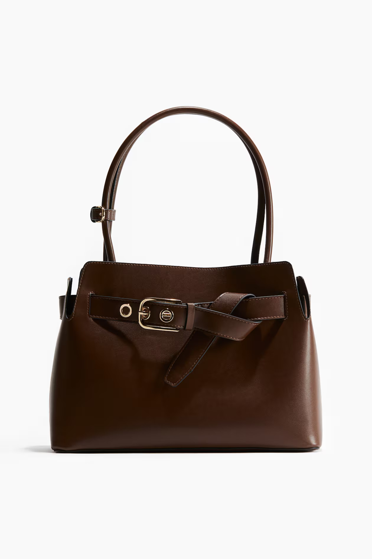 Strap-Detail Tote Bag - Brown - Ladies | H&M US | H&M (US + CA)