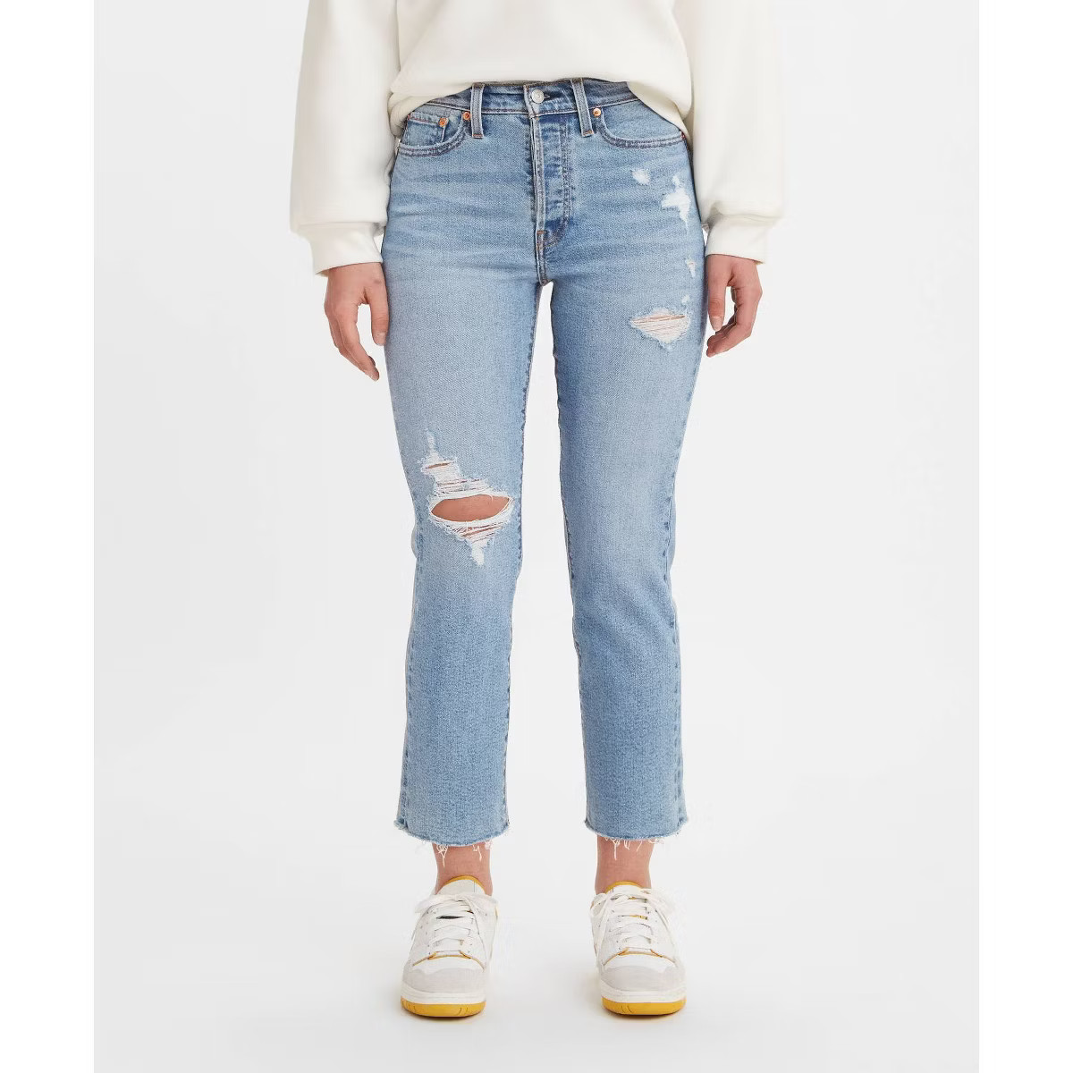 Levi's® Women's High-Rise Wedgie Straight Cropped Jeans | Target