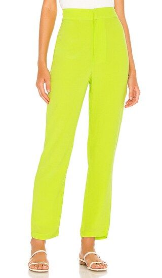 Lovers + Friends Alan Pant in Neon Lime Green - Green. Size S (also in M, XS). | Revolve Clothing (Global)
