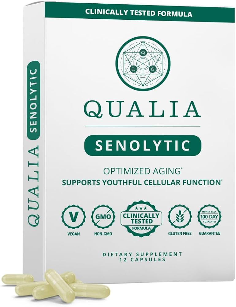 QUALIA LIFE SCIENCES Senolytic Supplement, Fisetin, Quercetin, Piperlongumin & More, Aging Supple... | Amazon (US)