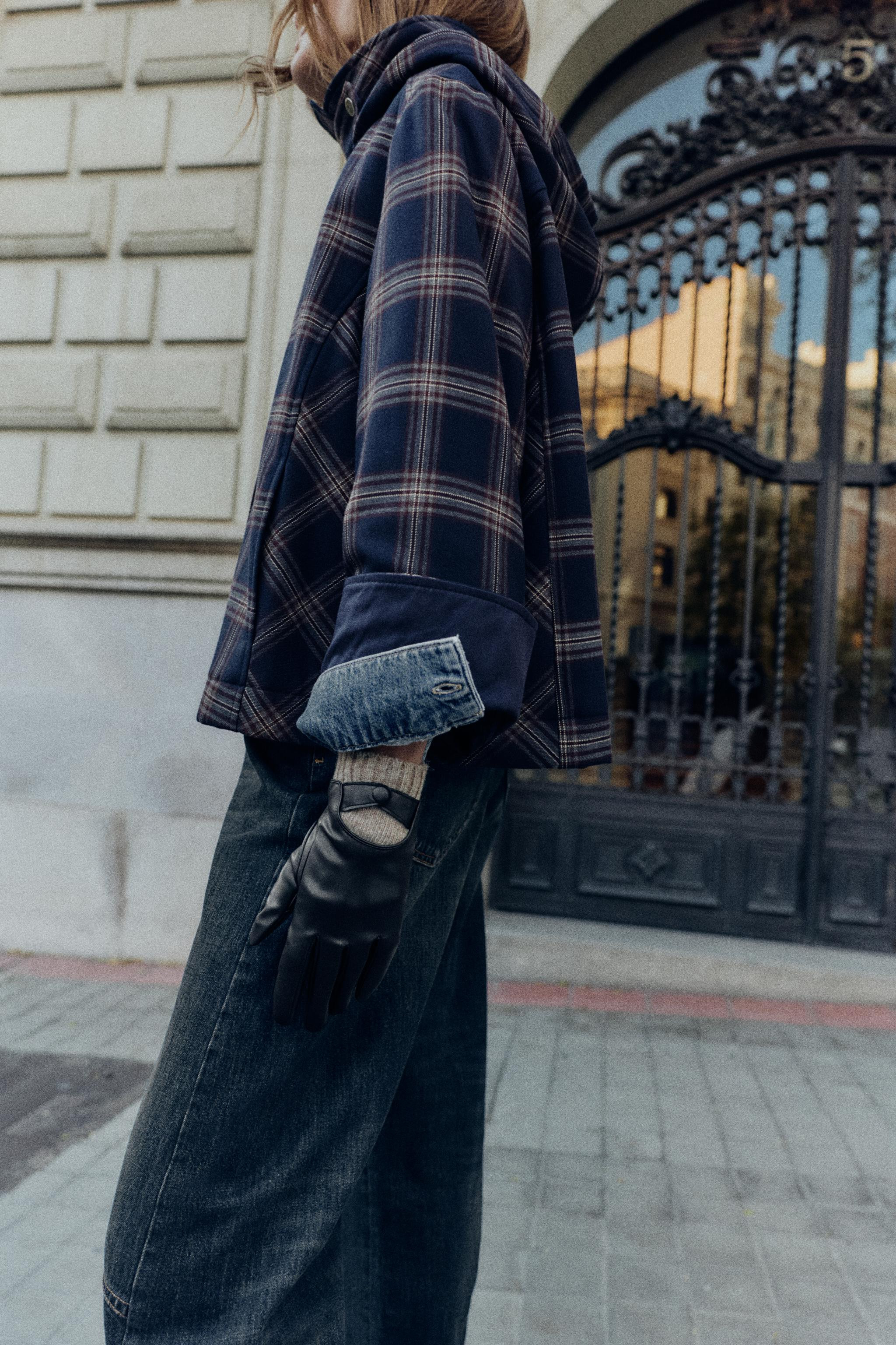 FAUX LEATHER GLOVES WITH WOOL | Zara US