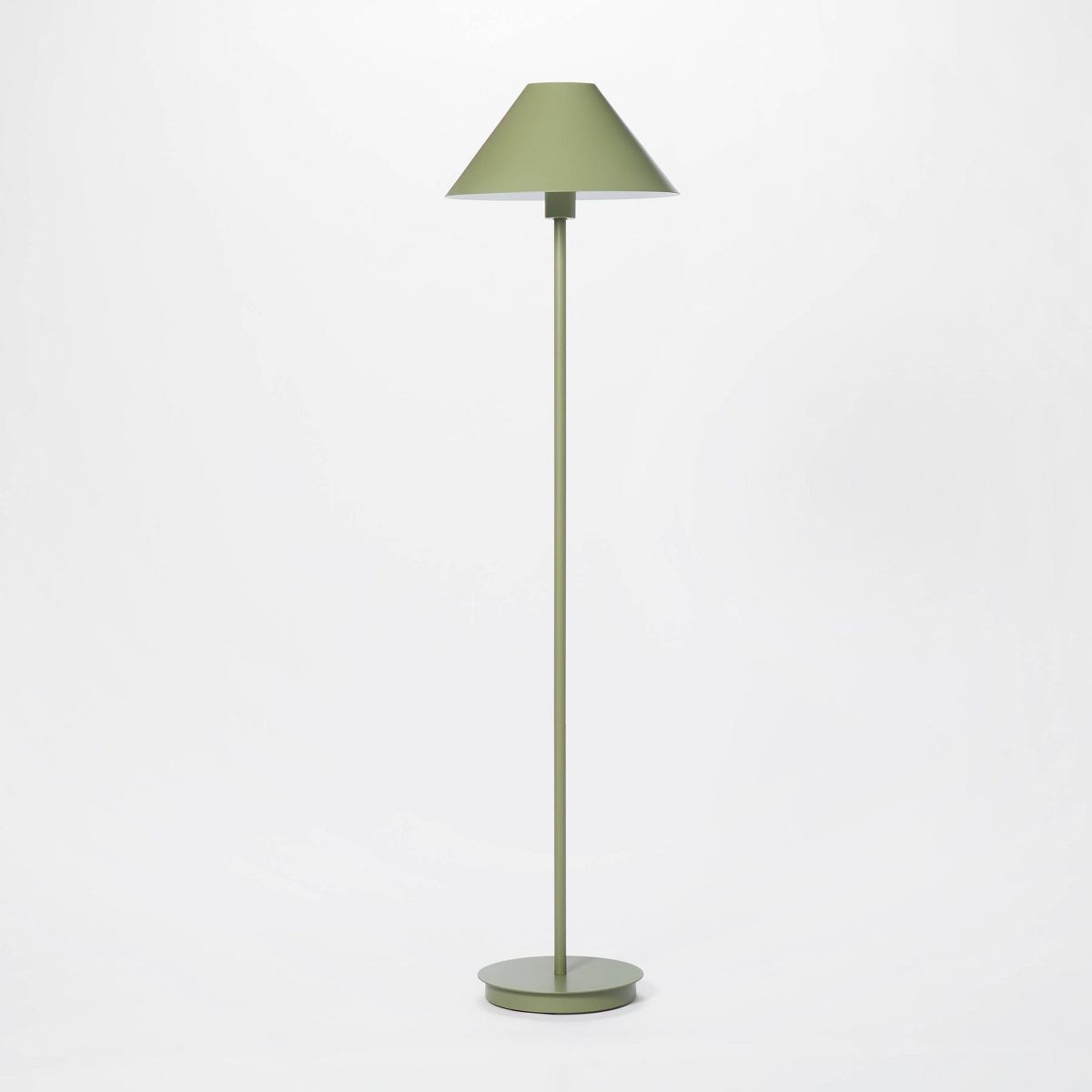 Stick Metal Floor Lamp Green Iron (Includes LED Light Bulb) - Threshold™ designed with Studio M... | Target