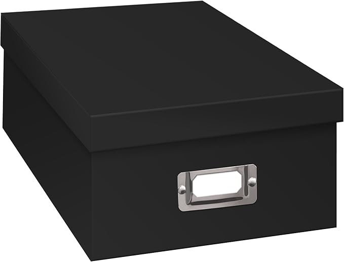 Pioneer Photo Albums Photo Storage Box, Black | Amazon (US)