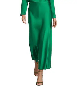 Antonio Melani Bella A-Line Coordinating Satin Maxi Skirt | Dillard's | Dillard's