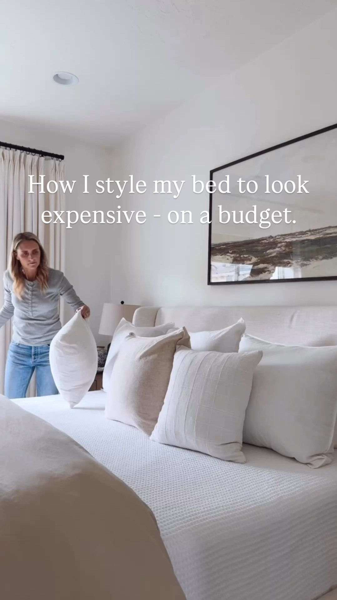 How to style your bed to look expensive on a budget  

#LTKFindsUnder100 #LTKSummerEdit #LTKHome