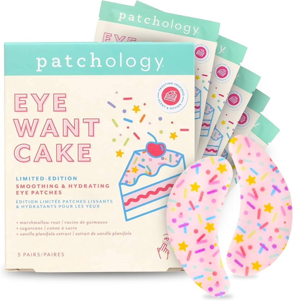 Patchology Eye Want Cake Limited Edition Under Eye Patches for Puffy Eyes, Dark Circles & Wrinkle... | Amazon (US)