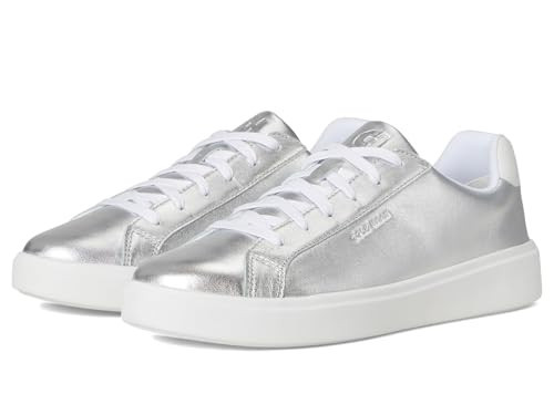 Cole Haan Women's Grand Crosscourt Daily Sneakers, Silver Metallic/White, 5.5-C US | Amazon (US)