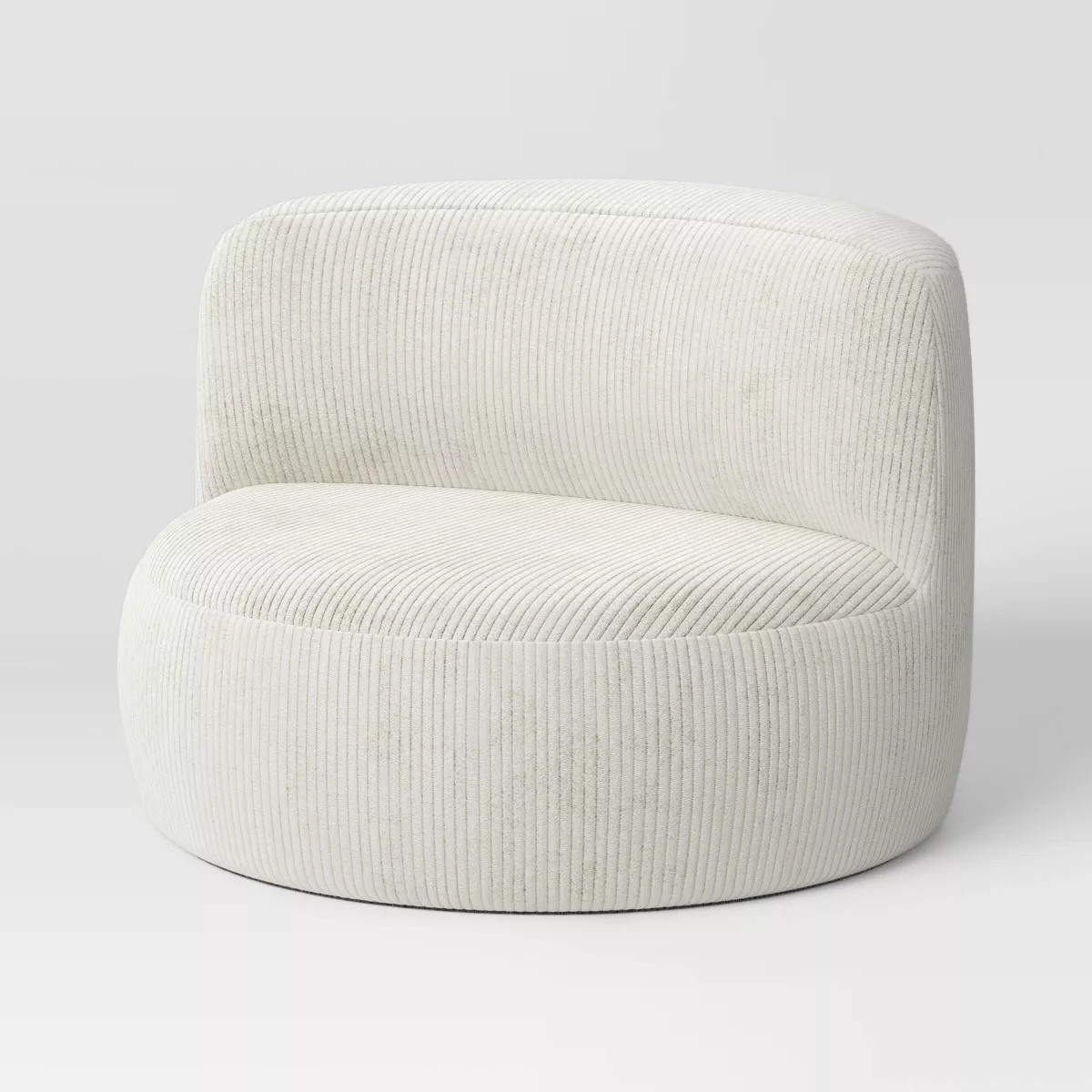 Corduroy Compressed Foam Chair Cream - Room Essentials™ | Target