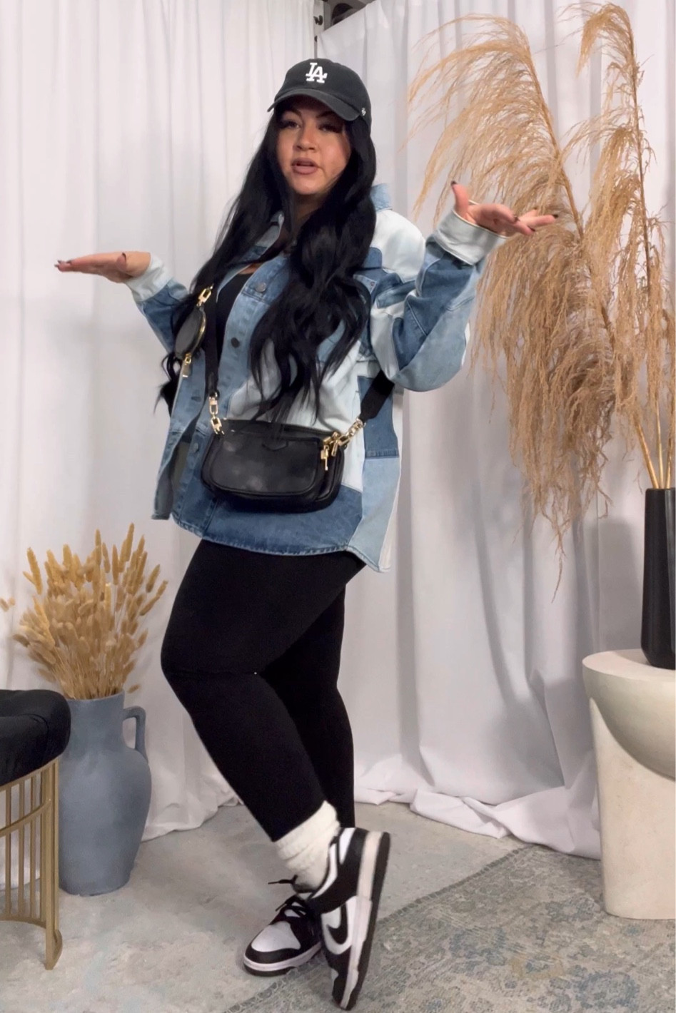 Xl in leggings 
1x in jacket


#LTKCyberweek #LTKcurves #LTKSeasonal