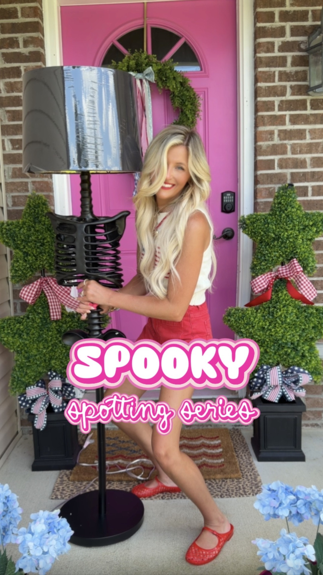 5ft skeleton lamp from at home is spooky cute! Also available in smaller size for you table or counter area. 🛒💀🎃👻🩷

#LTKSeasonal #LTKHome