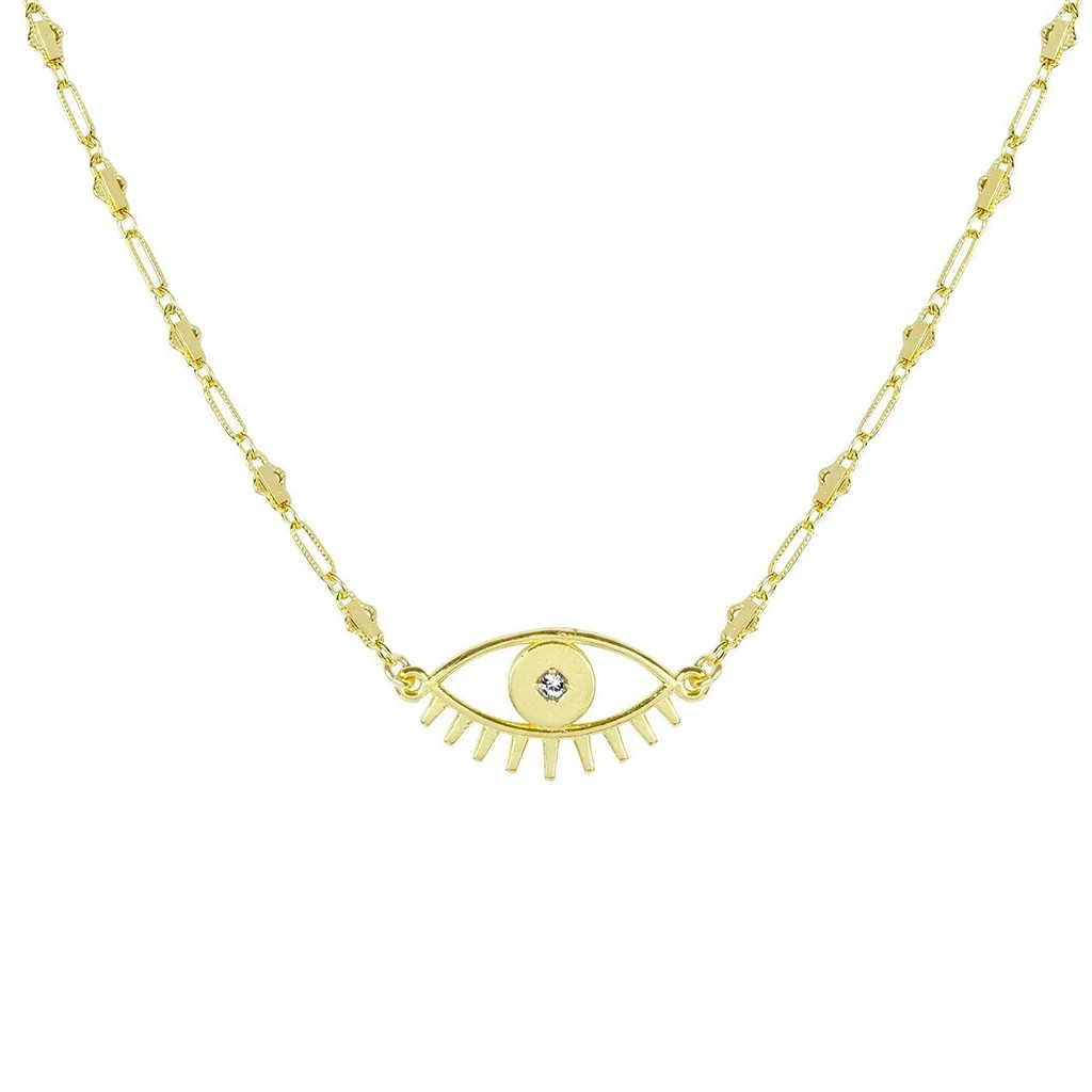 Evil Eye Necklace | Katie Dean Jewelry