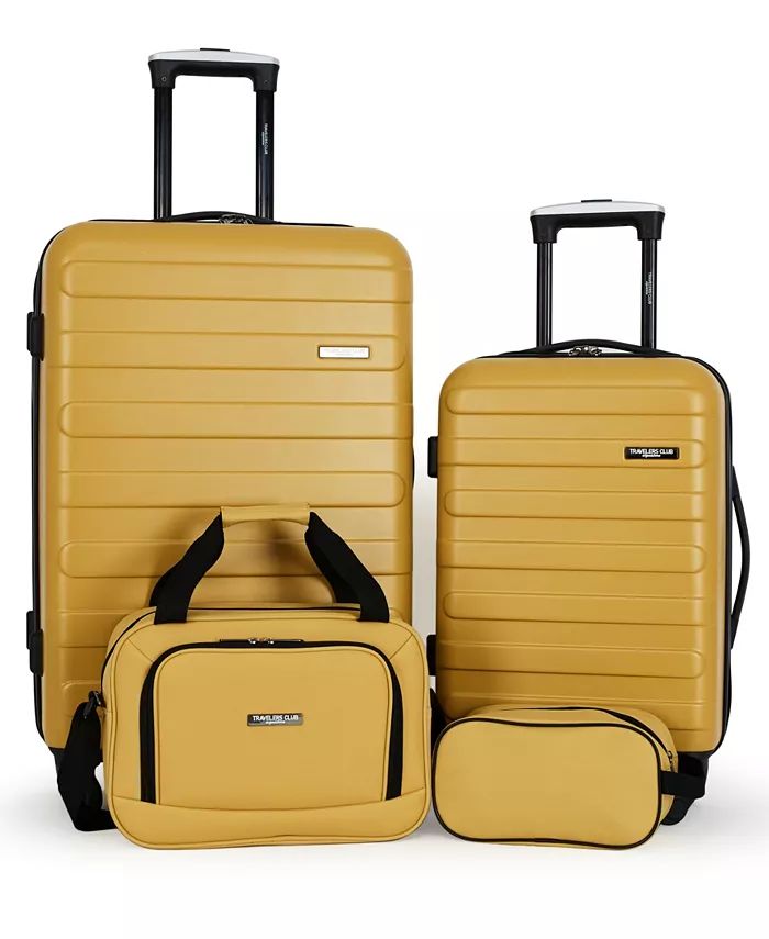 Travelers Club Austin 4 Piece Hardside Luggage Set - Macy's | Macy's